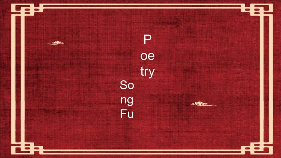 417 simple poetry and song fu Template For Google Slides And Powerpoint -page 0