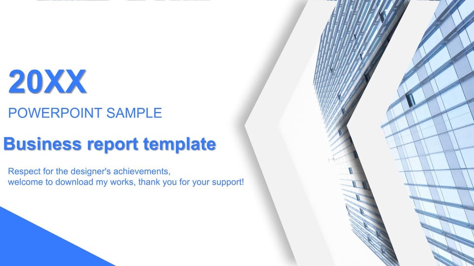 613 business style business report Template For Google Slides And Powerpoint -page 0