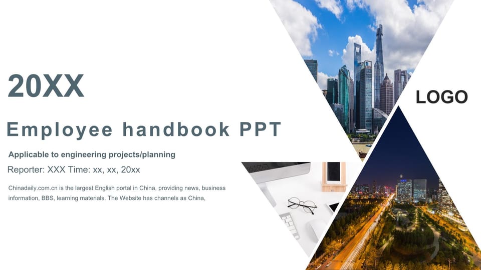 69 simple employee handbook training Template For Google Slides And Powerpoint -page 0