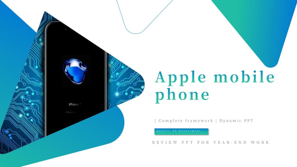 Apple mobile phone new product launch Template For Google Slides And Powerpoint -page 0