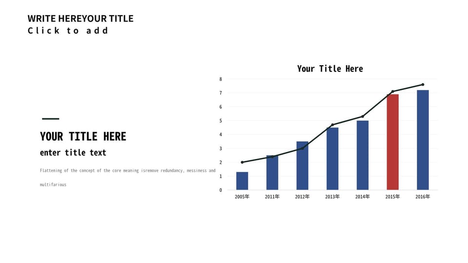 bar chart diagram showing the growth of company powerpoint background -page 0