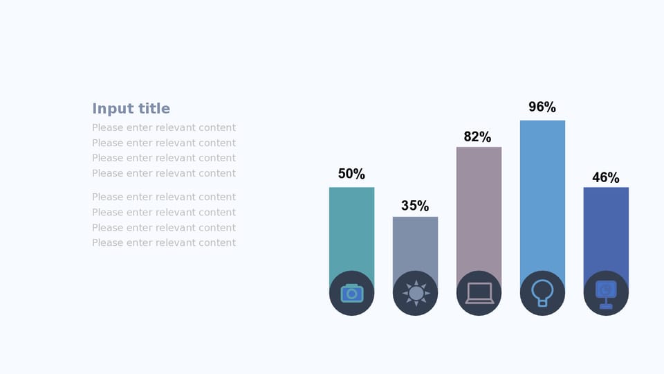 bar chart showing the percentage of people using powerpoint powerpoint background -page 0