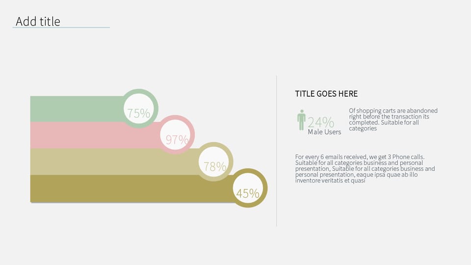 bar chart showing the percentage of people who are involved in project powerpoint background -page 0