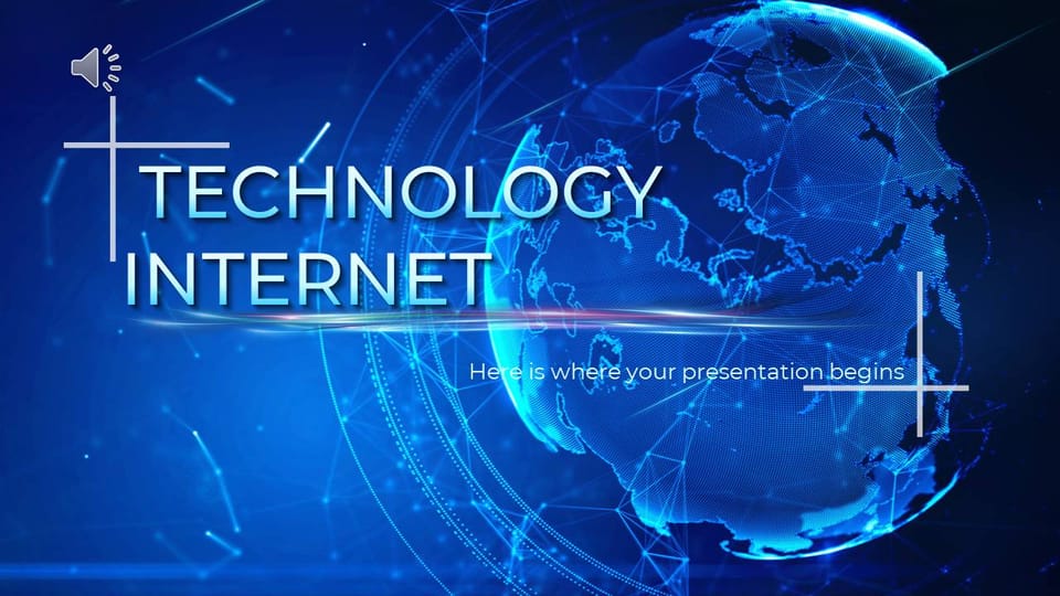 black and white technology internet design Template For Google Slides And Powerpoint -page 0