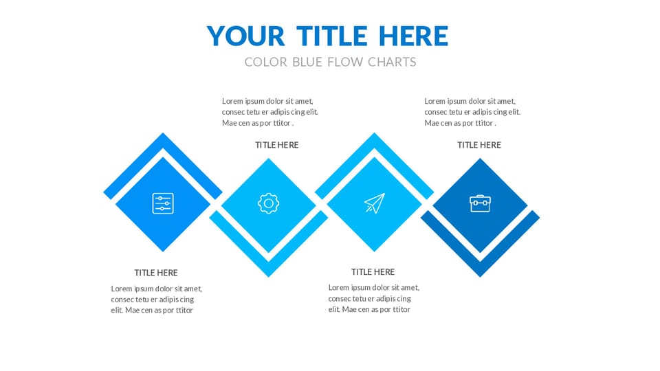 blue and white flowchart powerpoint background -page 0