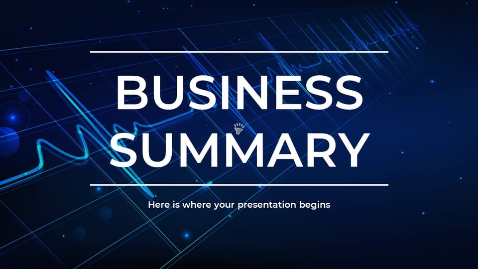 blue business technology presentation Template For Google Slides And Powerpoint -page 0
