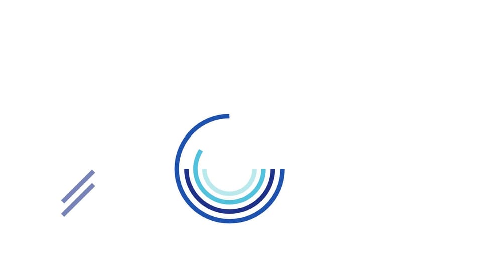 blue circle and blue circle powerpoint background