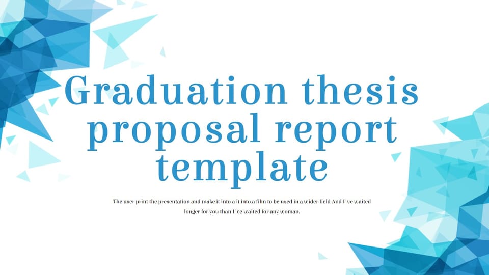 Blue creative thesis defense Template For Google Slides And Powerpoint -page 0
