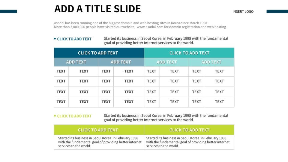 business plan with blue and green powerpoint background