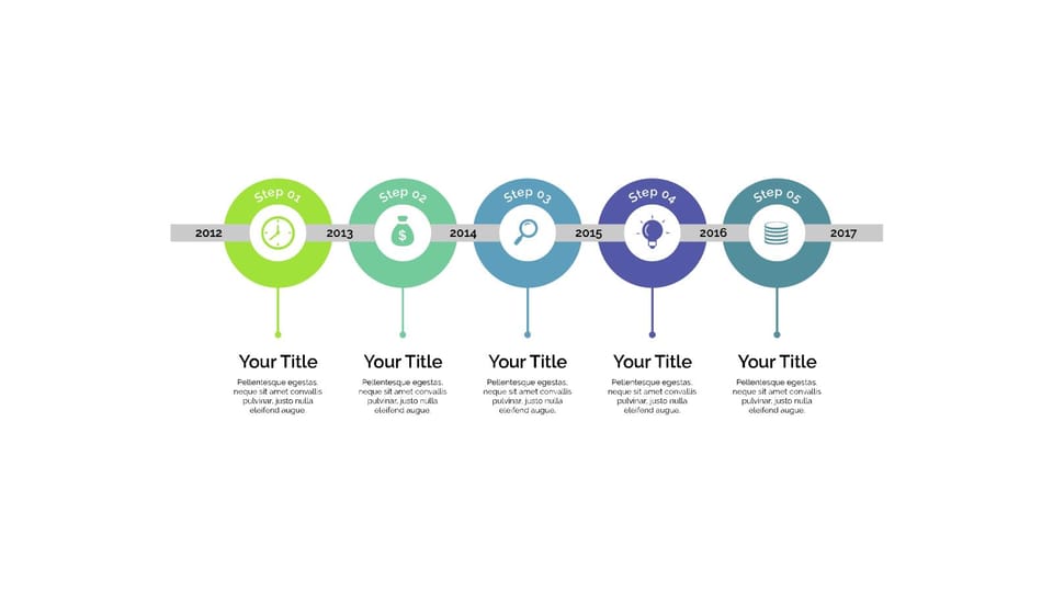 business with five steps to start business powerpoint background