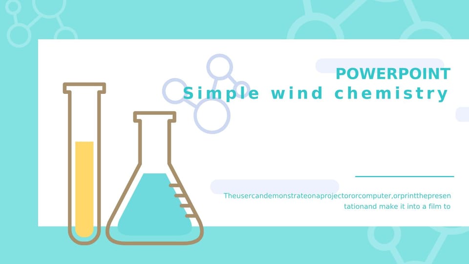 Chemistry's Basic Chemical Experiment Template For Google Slides And Powerpoint -page 0