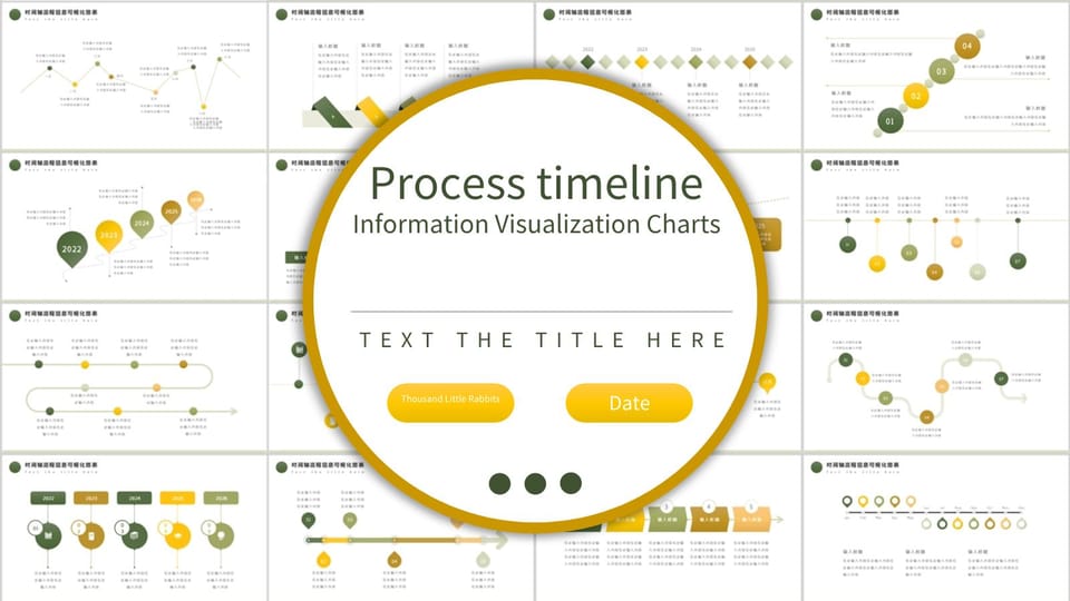 color process timeline information visualization chart Template For Google Slides And Powerpoint -page 0