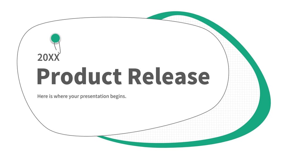 Company product release promotion Template For Google Slides And Powerpoint -page 0