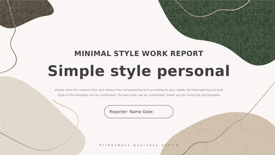Concise Overview of Personal Projects by Morandi Template For Google Slides And Powerpoint -page 0