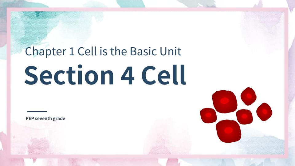 content-based pep seventh grade biological cell life courseware Template For Google Slides And Powerpoint -page 0