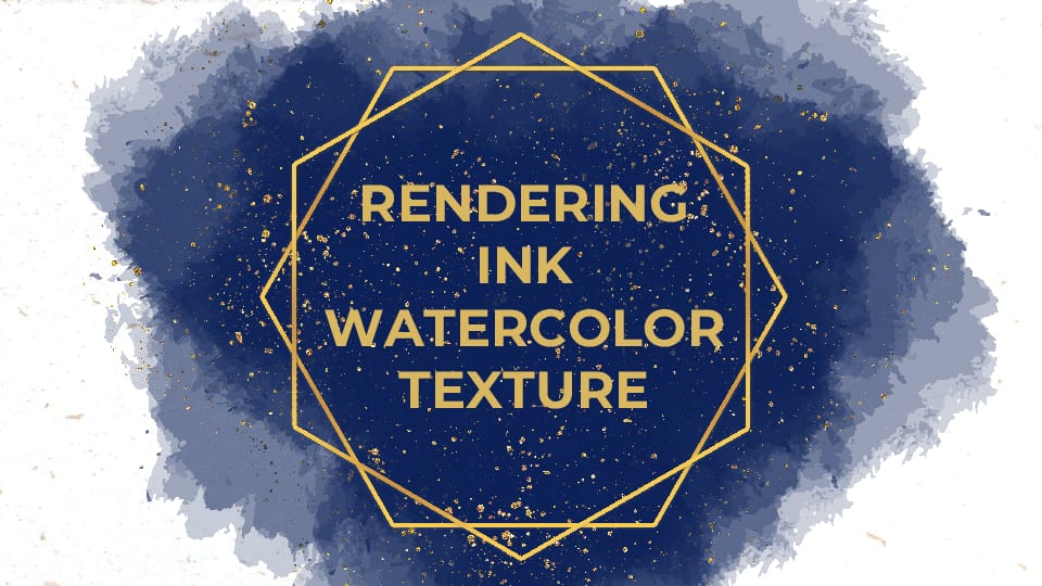 Creating a Watercolor Texture Using Ink Rendering in PowerPoint Template For Google Slides And Powerpoint -page 0