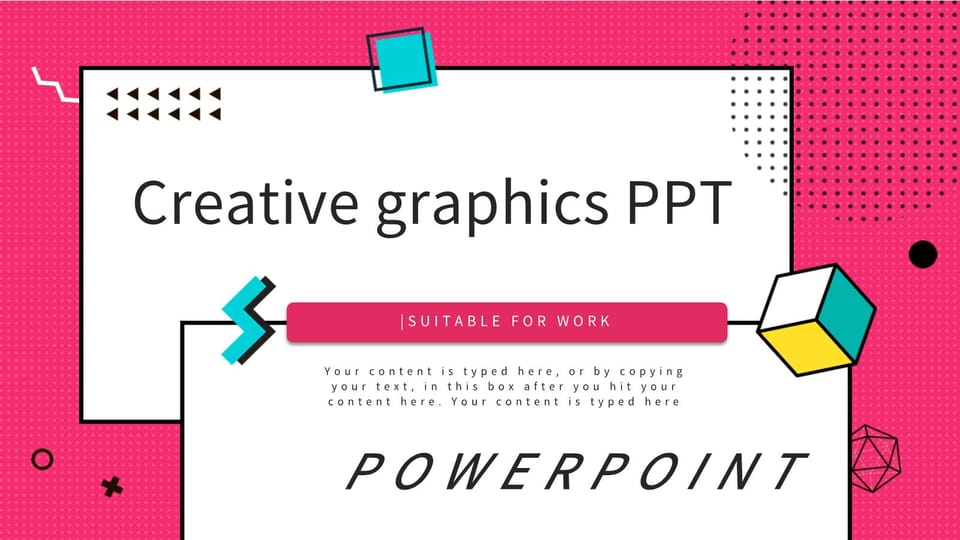 creative cute cartoon shape Template For Google Slides And Powerpoint -page 0