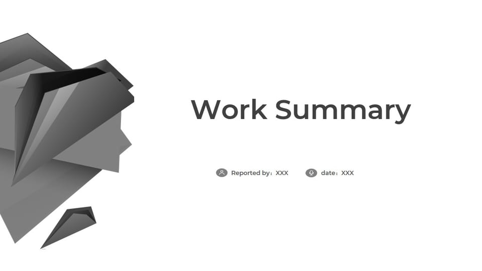 Creative Gray Business Report Summary Template For Google Slides And Powerpoint -page 0