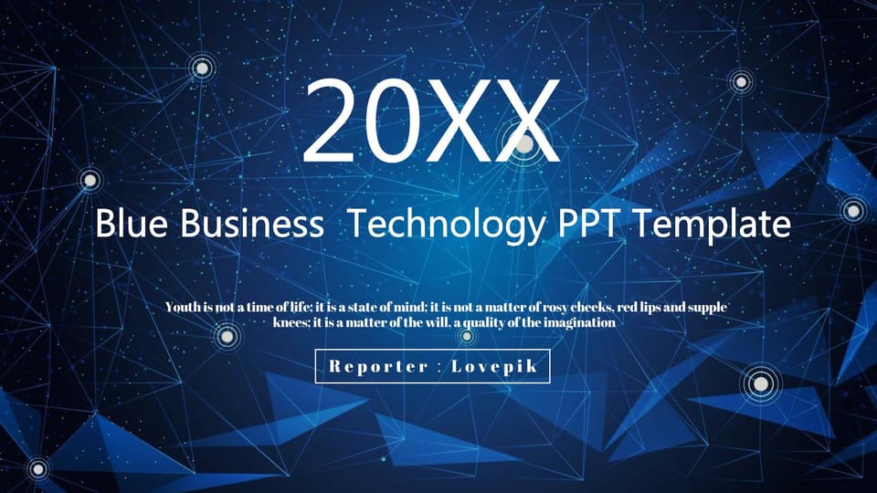 Dark blue atmospheric technology product release Template For Google Slides And Powerpoint -page 0