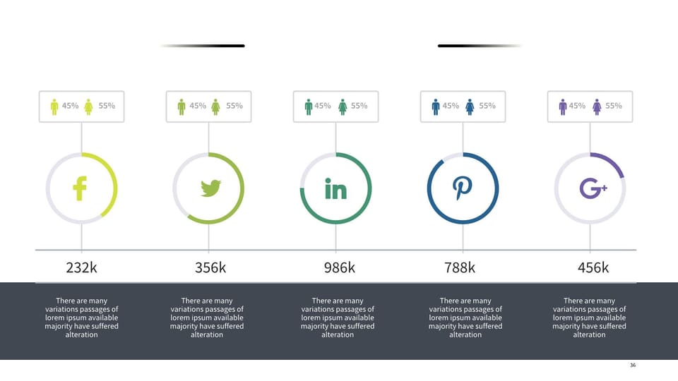 diagram of social media and social media icons powerpoint background