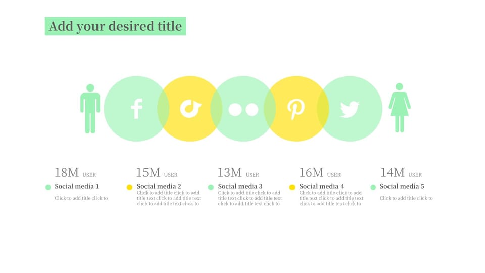 diagram of social media powerpoint background