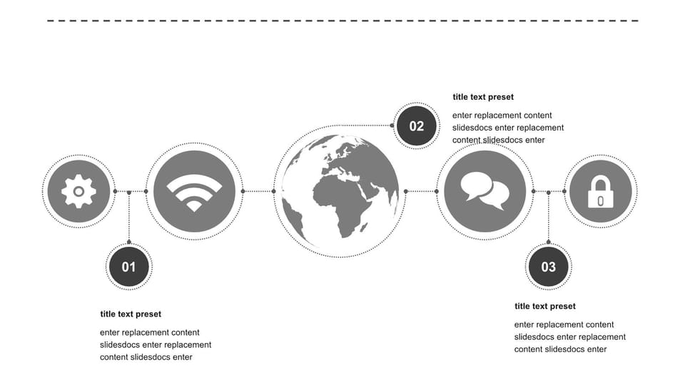 diagram of the internet connection between the world and the internet powerpoint background