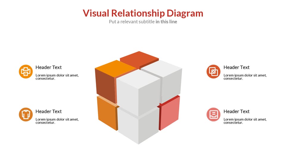diagram showing how to use the visual collaboration diagram powerpoint background -page 0