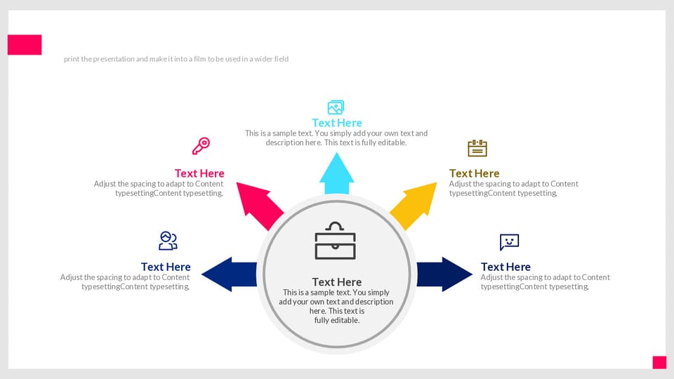 diagram showing the different types of information visualizing chart powerpoint background -page 0