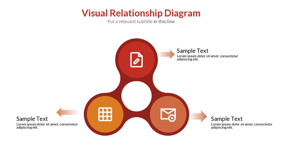 diagram showing the four components of business model powerpoint background -page 0