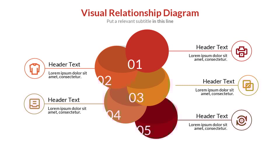 diagram showing the four components of visual collaboration diagram powerpoint background -page 0