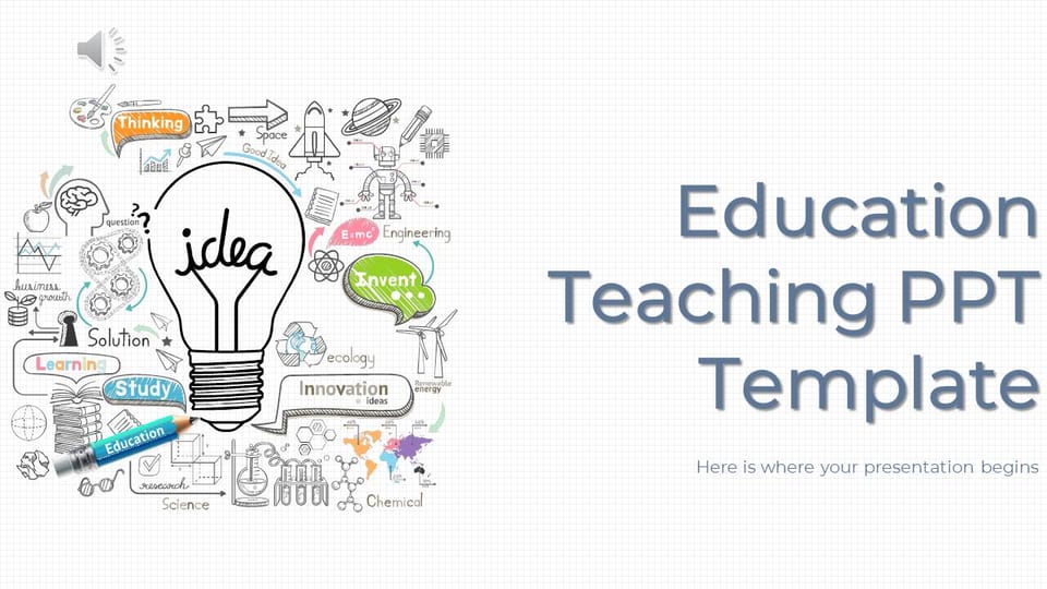 drawing cartoon education teaching design for teachers Template For Google Slides And Powerpoint -page 0