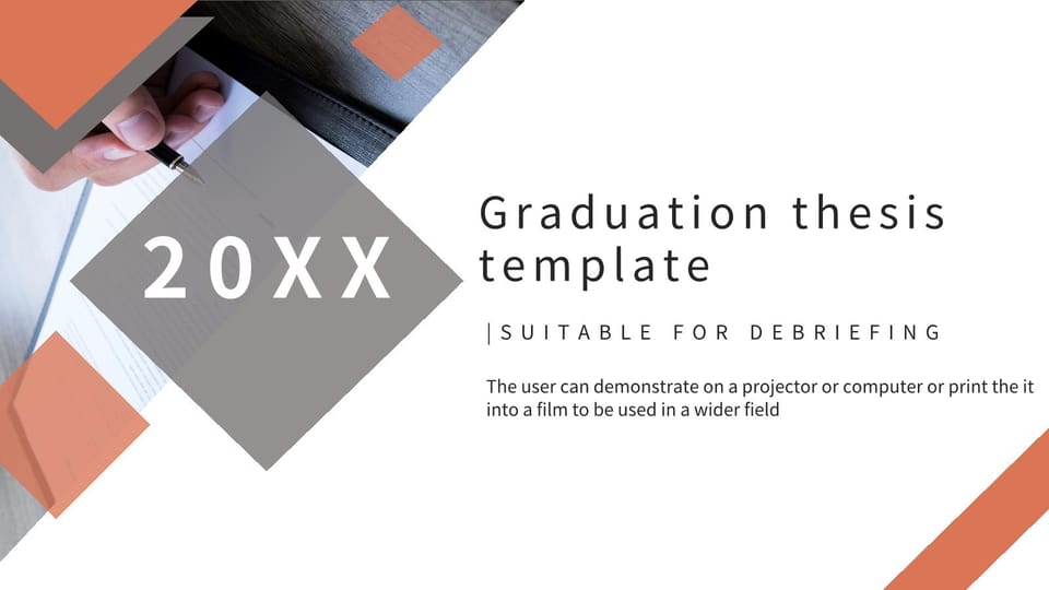 fashion creative graduation thesis Template For Google Slides And Powerpoint -page 0