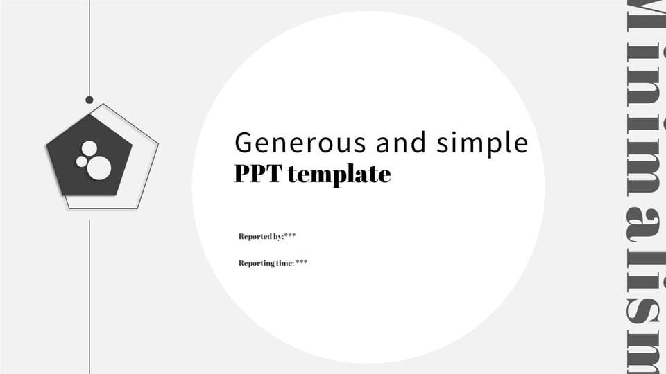 generous minimalist simple black and white industry general Template For Google Slides And Powerpoint -page 0