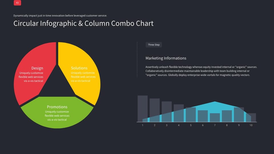 graphic of pie chart and pie chart powerpoint background -page 0