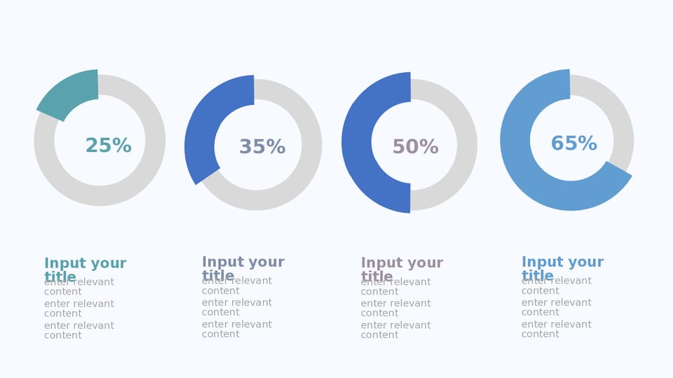 graphic showing the percentages powerpoint background -page 0