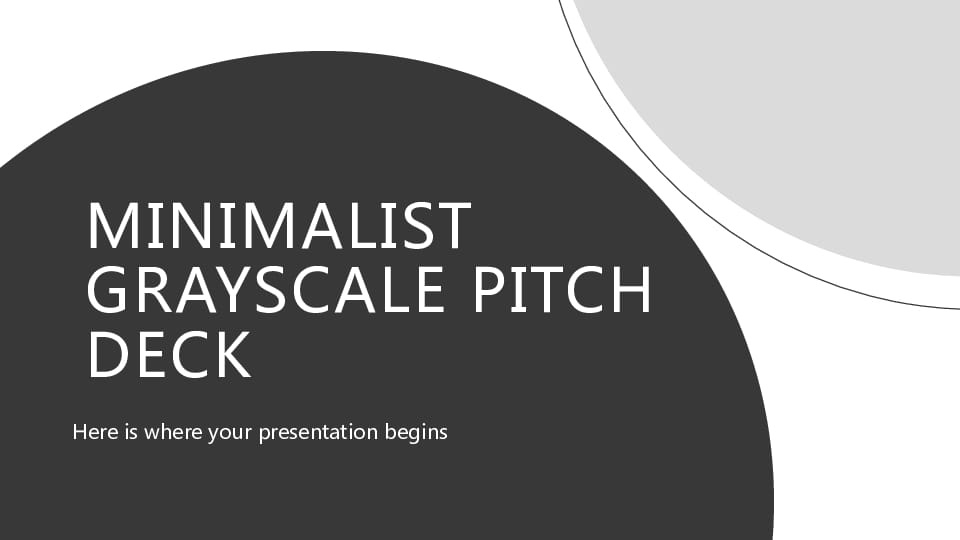 green black white marketing company market curve profession minimalist modern cool Template For Google Slides And Powerpoint -page 0