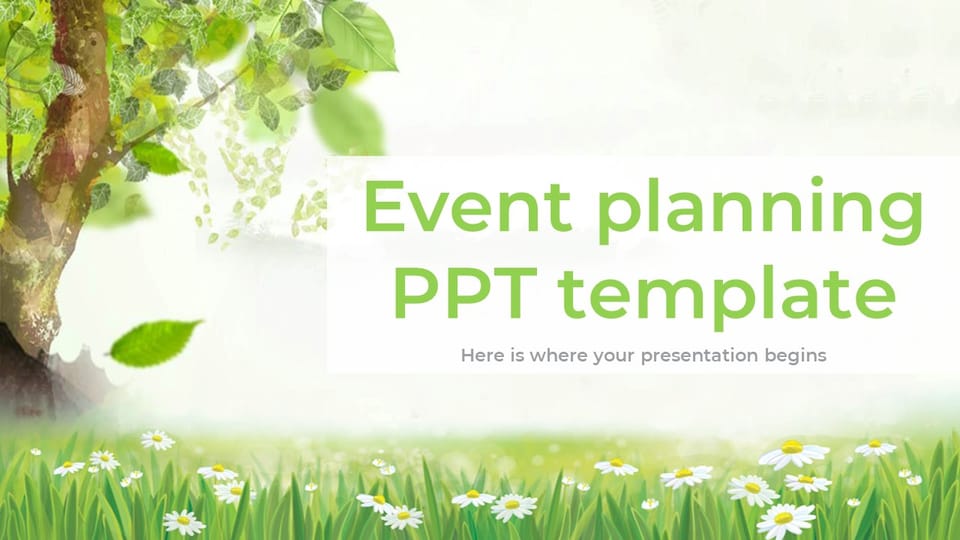 Green Plant Education Courseware Activity Planning Template For Google Slides And Powerpoint -page 0