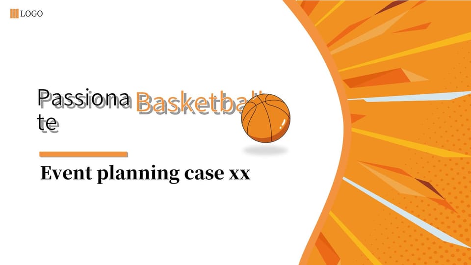hot-blooded basketball event planning general Template For Google Slides And Powerpoint -page 0