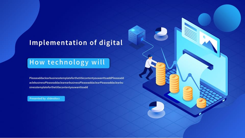 implementation of financial digital currency Template For Google Slides And Powerpoint -page 0