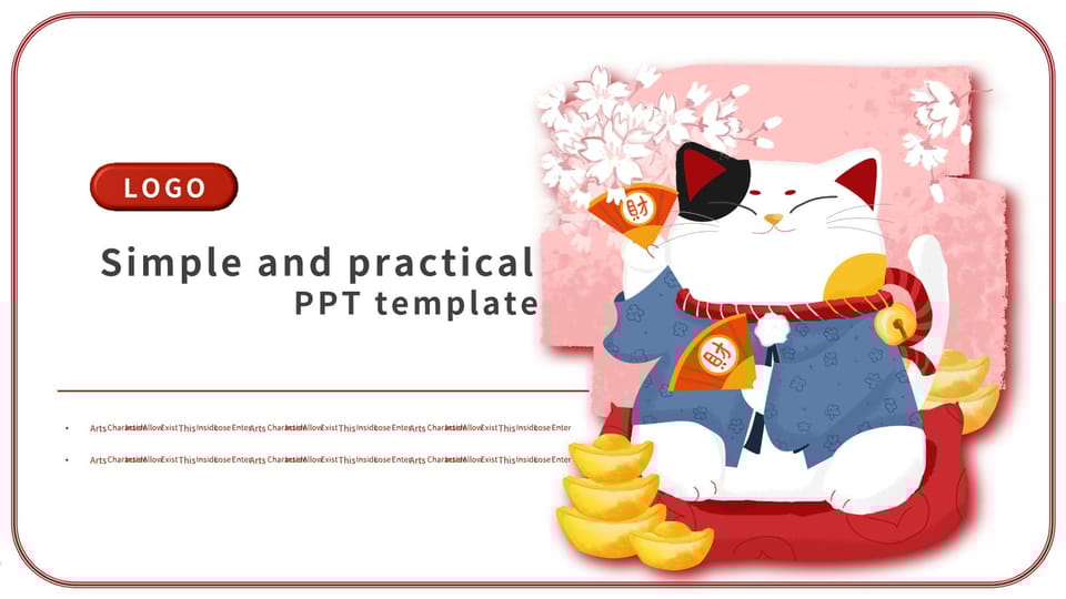japanese illustration plan summary japanese Template For Google Slides And Powerpoint -page 0