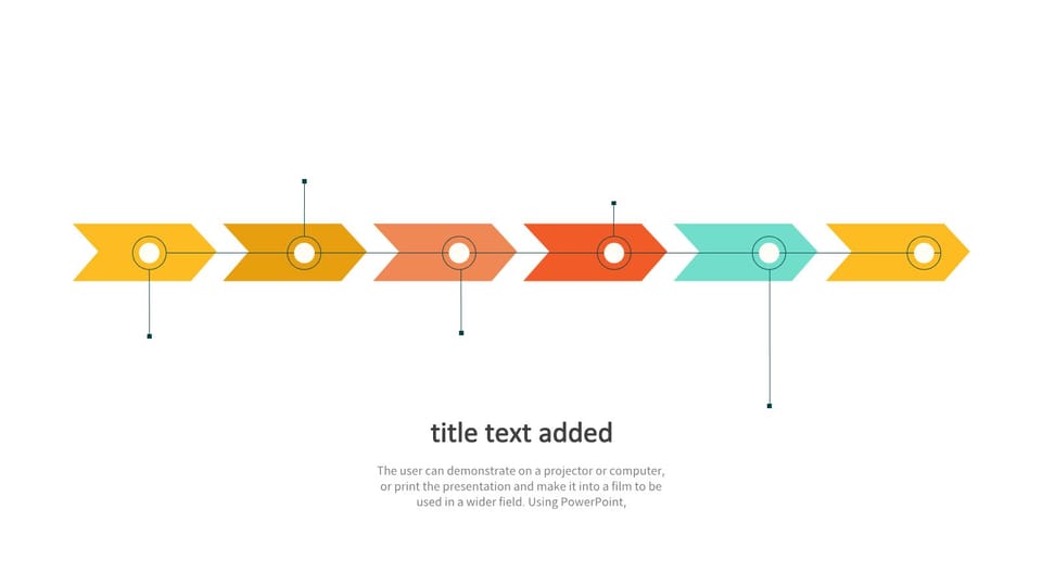line of arrows with arrows powerpoint background -page 0