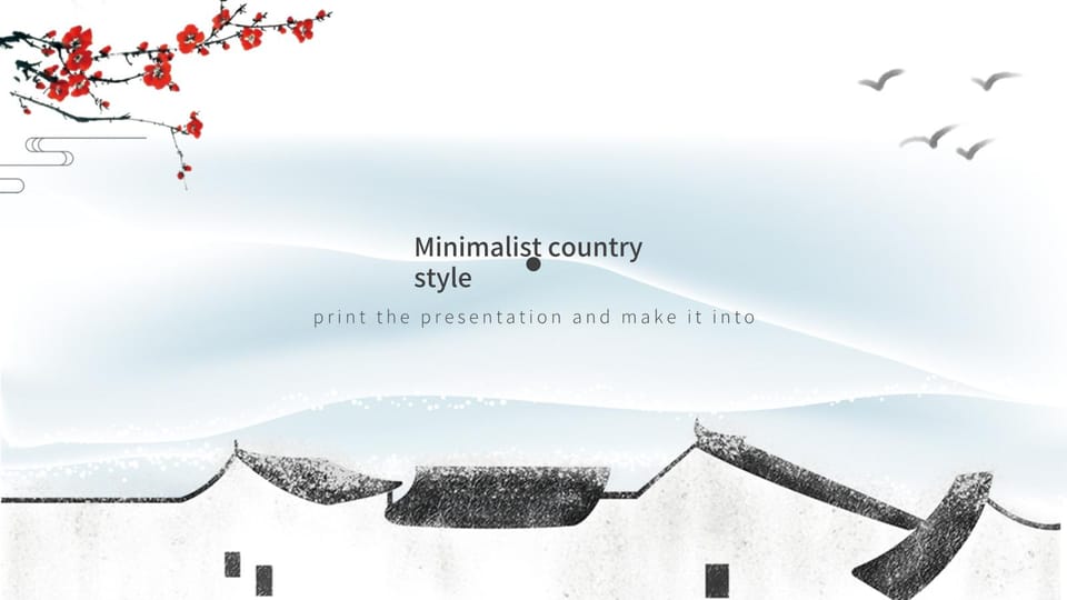 minimalist national style business light national style Template For Google Slides And Powerpoint -page 0