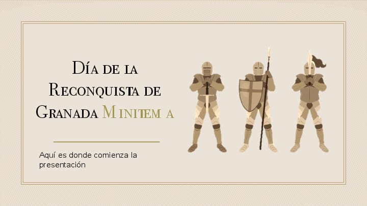 Minitheme Red: Celebrating Reconquest Day Template For Google Slides And Powerpoint -page 0