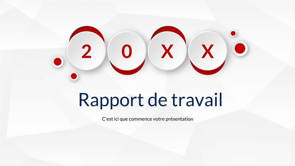 Présentation Rapport D'activité Sur Le Travail Des Microcorps Exemple Powerpoint -page 0
