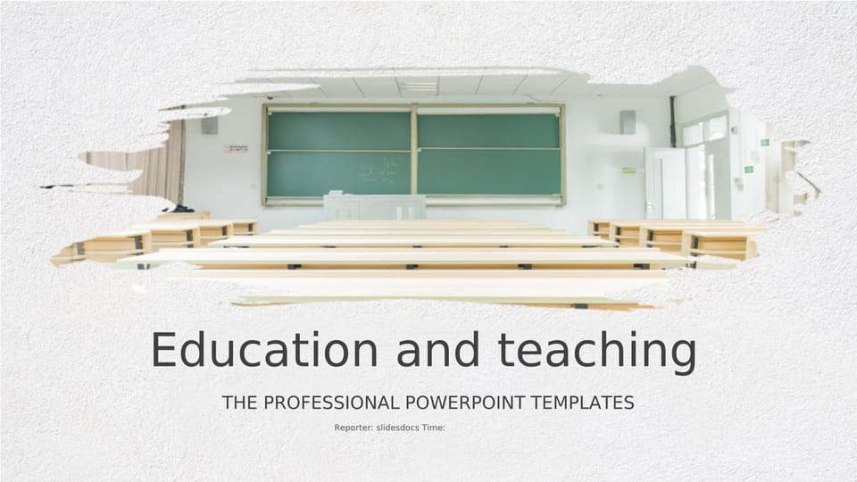 Modern Minimalist Classroom Open Course on Yellow Training Lecture Courseware Education Template For Google Slides And Powerpoint -page 0