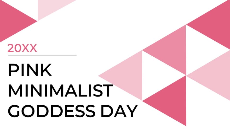 Mother's Day Goddess Day Special Template For Google Slides And Powerpoint -page 0