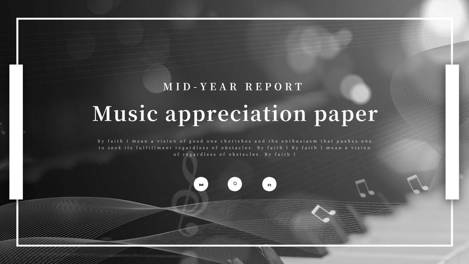 Music appreciation paper Template For Google Slides And Powerpoint -page 0
