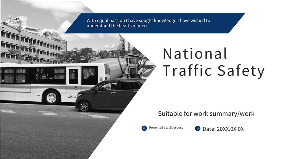 national traffic safety reflection day safety education Template For Google Slides And Powerpoint -page 0