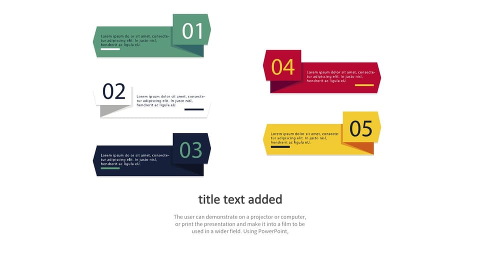 number of different colored tags powerpoint background -page 0