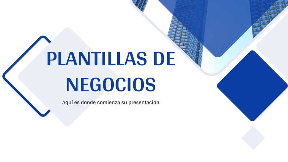 Presentación De Resumen De Trabajo De Negocios Corporativos Azul plantilla powerpoint -página 0